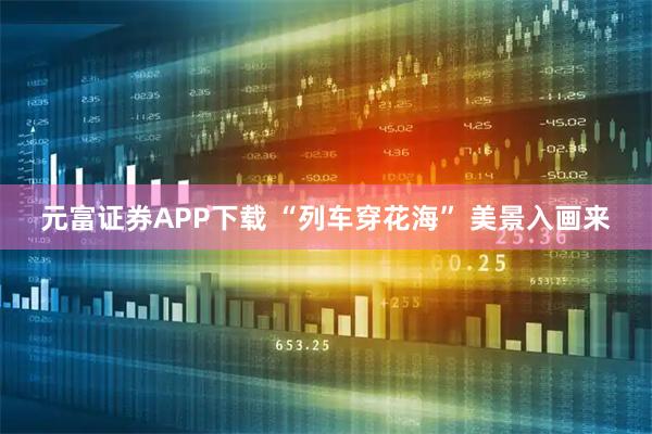 元富证券APP下载 “列车穿花海” 美景入画来
